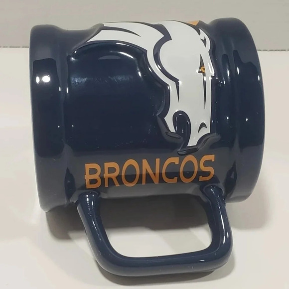 Denver Broncos  NFL Blue/Orange Coffee Mug. - Picture 3 of 5